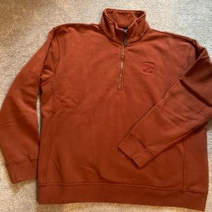 Falls Creek Men’s XL burgundy half zip sweatshirt